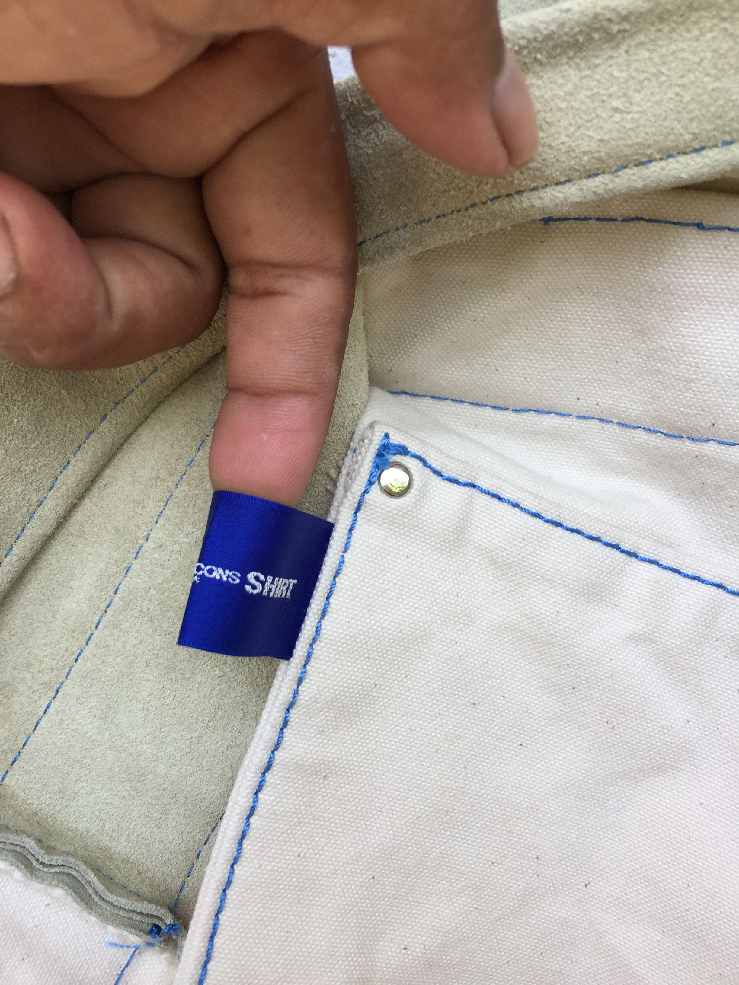 Comme des Garcons COMME des GARCONS SHIRT suede leather stamp that bag Size ONE SIZE - 9 Thumbnail