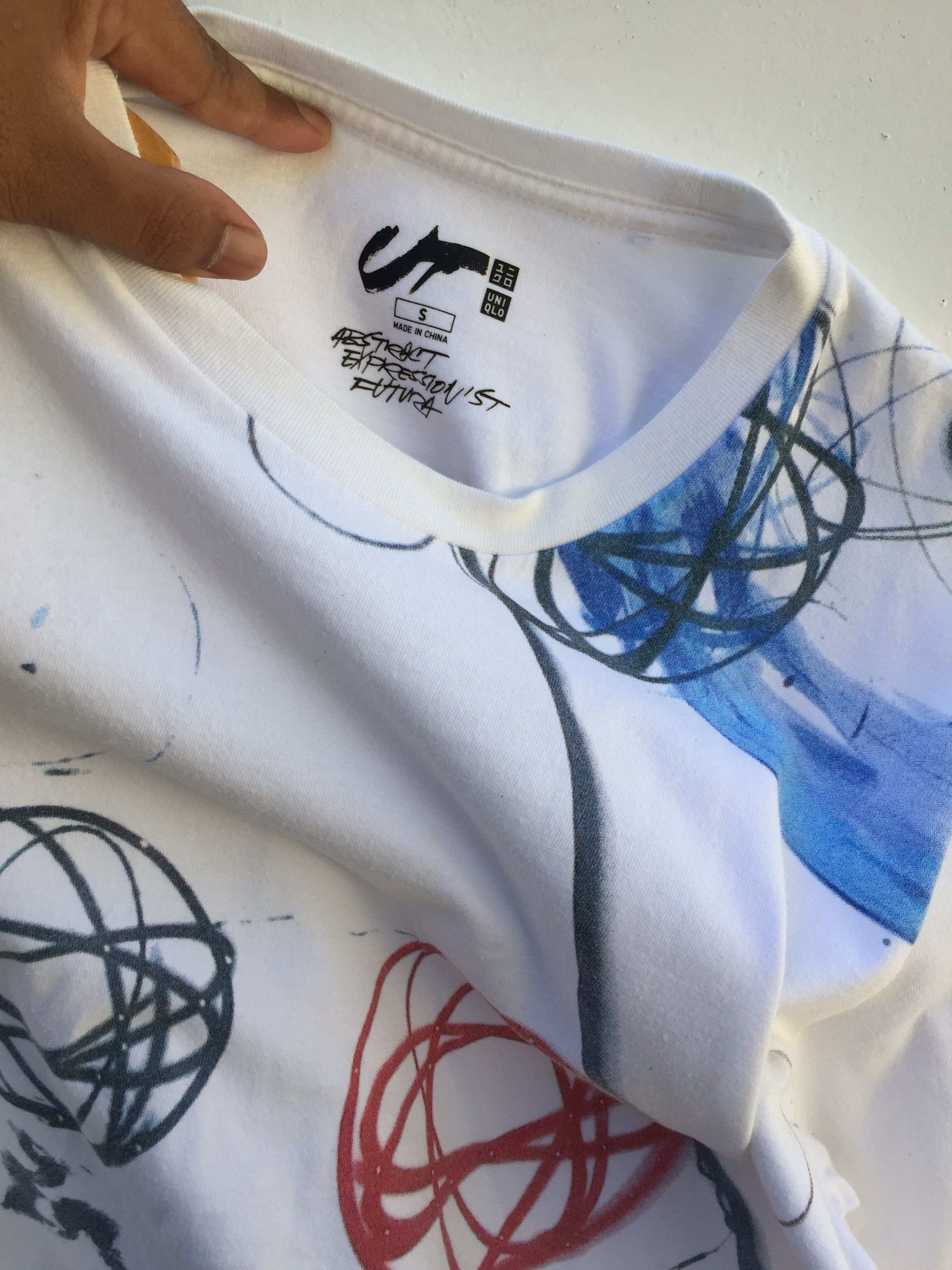 Futura × Uniqlo Rare Nice Design Uniqlo Futura Abstract expression T-Shirt Size US S / EU 44-46 / 1 - 6 Thumbnail