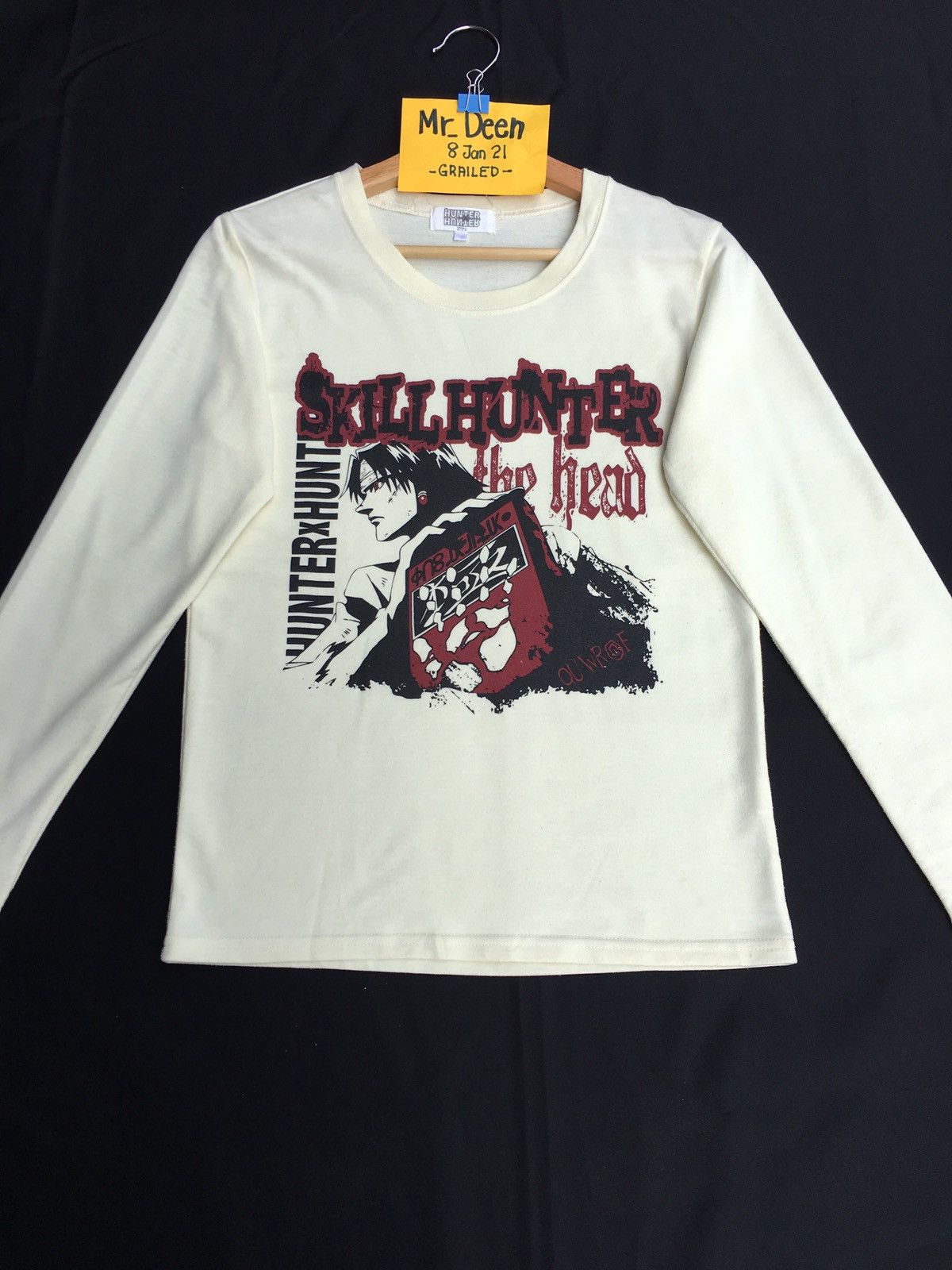 Anime Hunter x Hunter Black Pro Skill Hunter Long Sleeve Tshirt Size US S / EU 44-46 / 1 - 1 Thumbnail