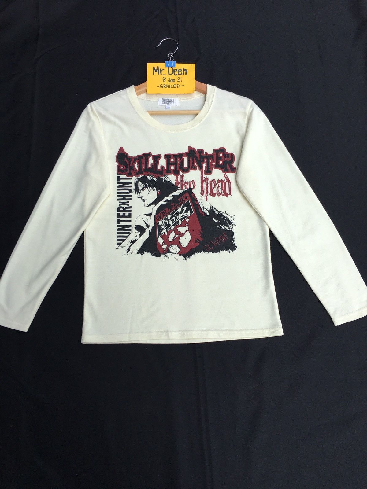 Anime Hunter x Hunter Black Pro Skill Hunter Long Sleeve Tshirt Size US S / EU 44-46 / 1 - 4 Thumbnail