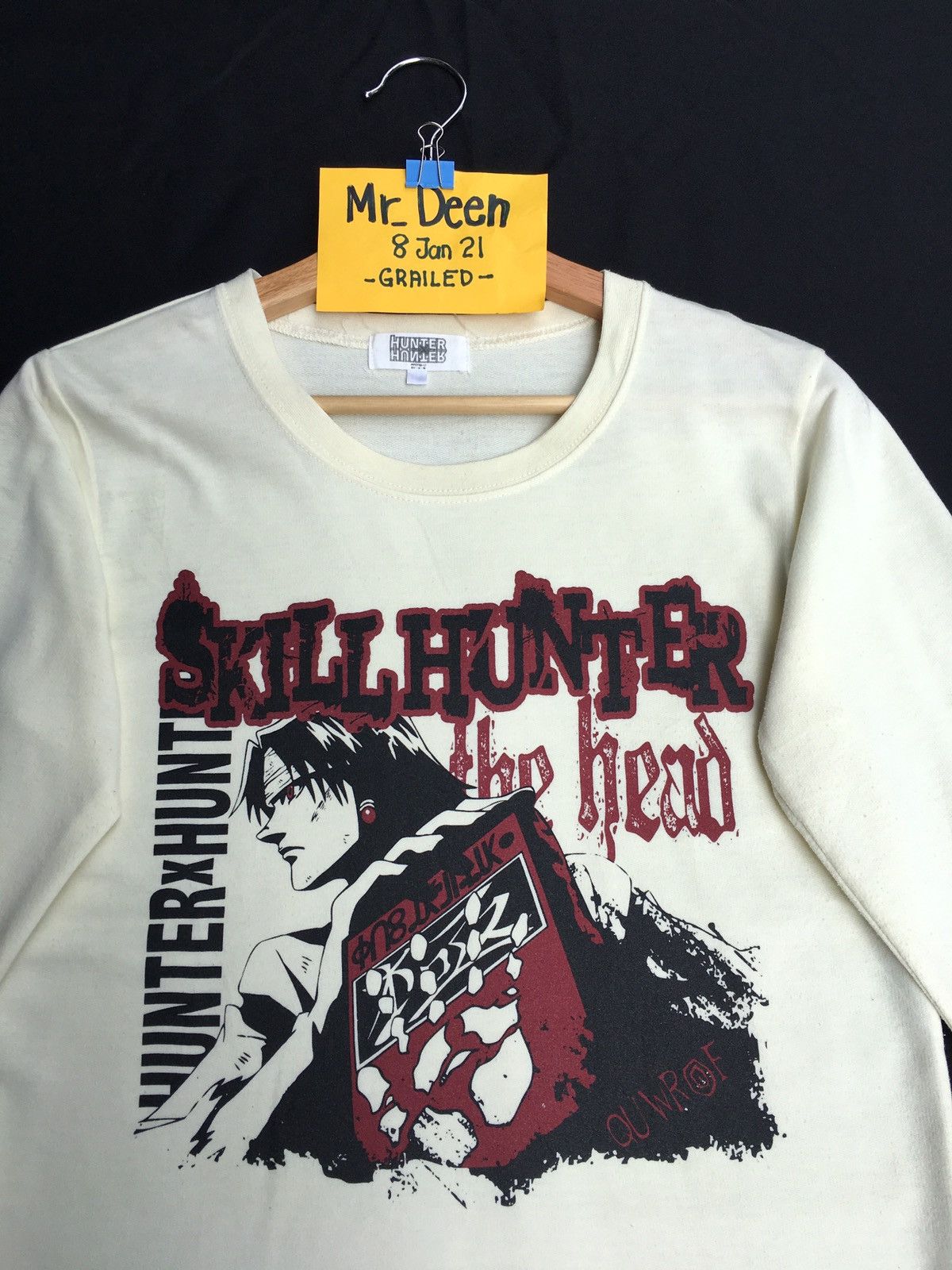 Anime Hunter x Hunter Black Pro Skill Hunter Long Sleeve Tshirt Size US S / EU 44-46 / 1 - 5 Thumbnail