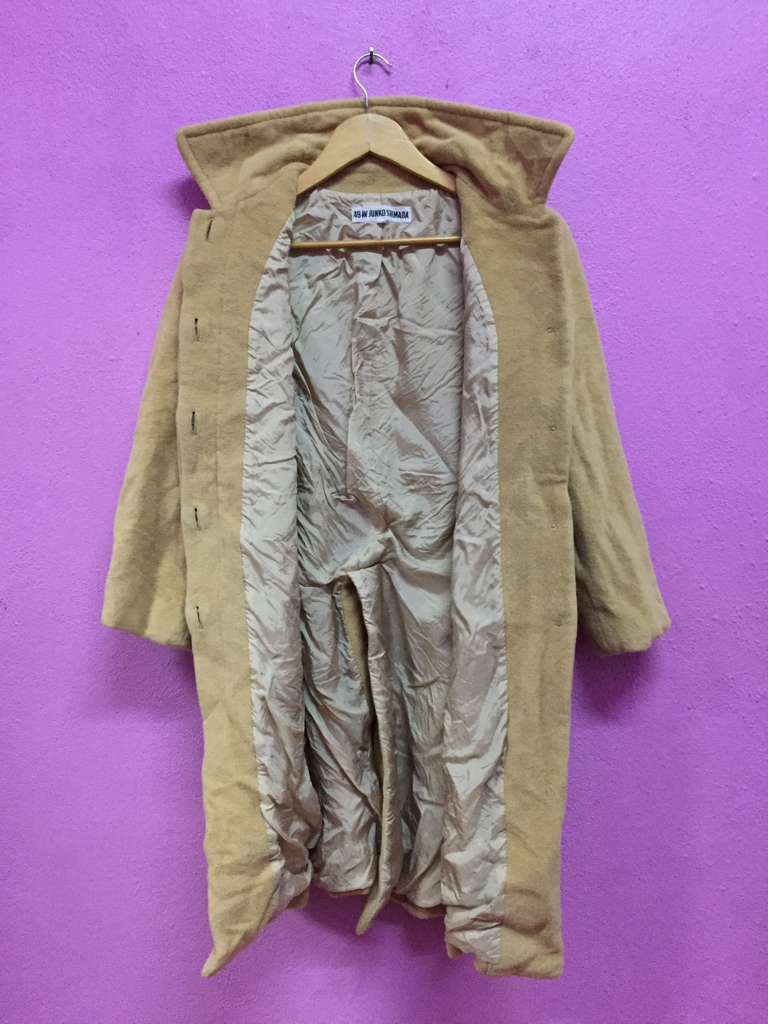 Japanese Brand Junko Shimada Wool Long Jackets Size US L / EU 52-54 / 3 - 3 Thumbnail