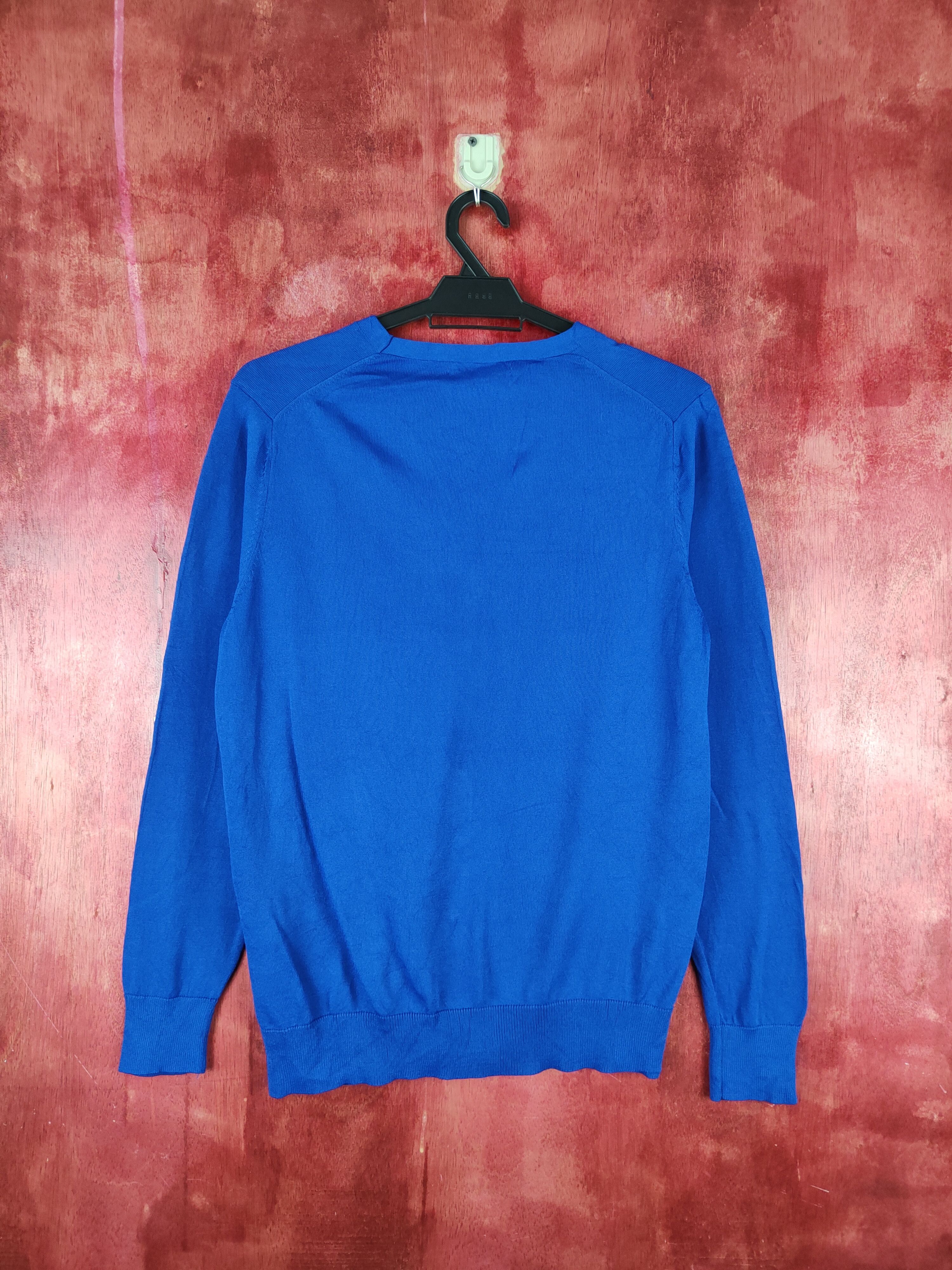Homespun Knitwear × Japanese Brand Givors Blue Cardigan plain knitwear #S928 Size M / US 6-8 / IT 42-44 - 7 Thumbnail