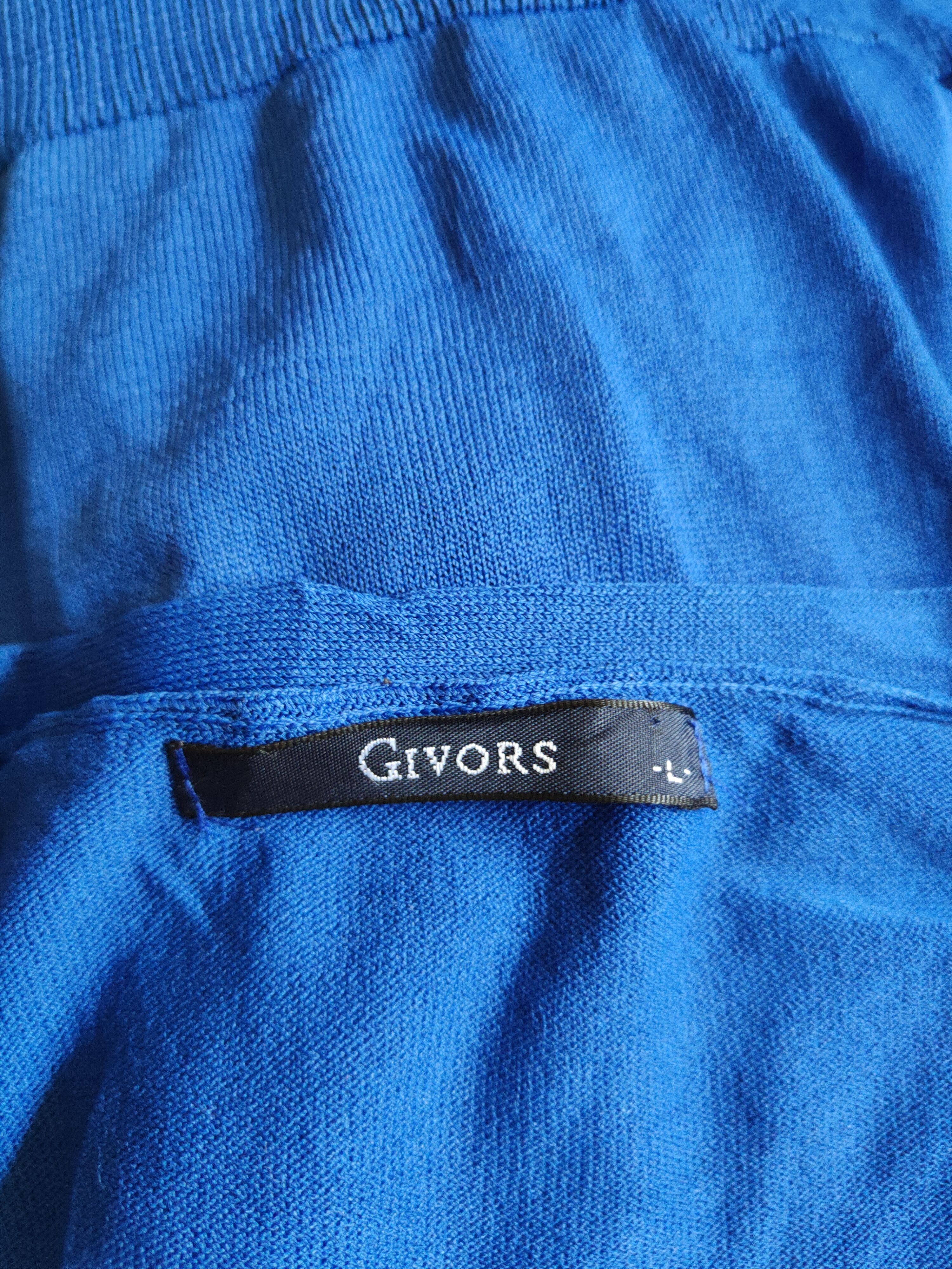 Homespun Knitwear × Japanese Brand Givors Blue Cardigan plain knitwear #S928 Size M / US 6-8 / IT 42-44 - 11 Thumbnail