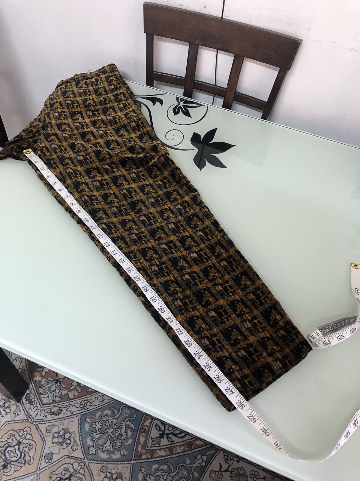 Comme des Garcons Homme Plus Comme des Garcons Homme Plus Velvet Houndstooth Trouser Pant Size US 32 / EU 48 - 22 Thumbnail