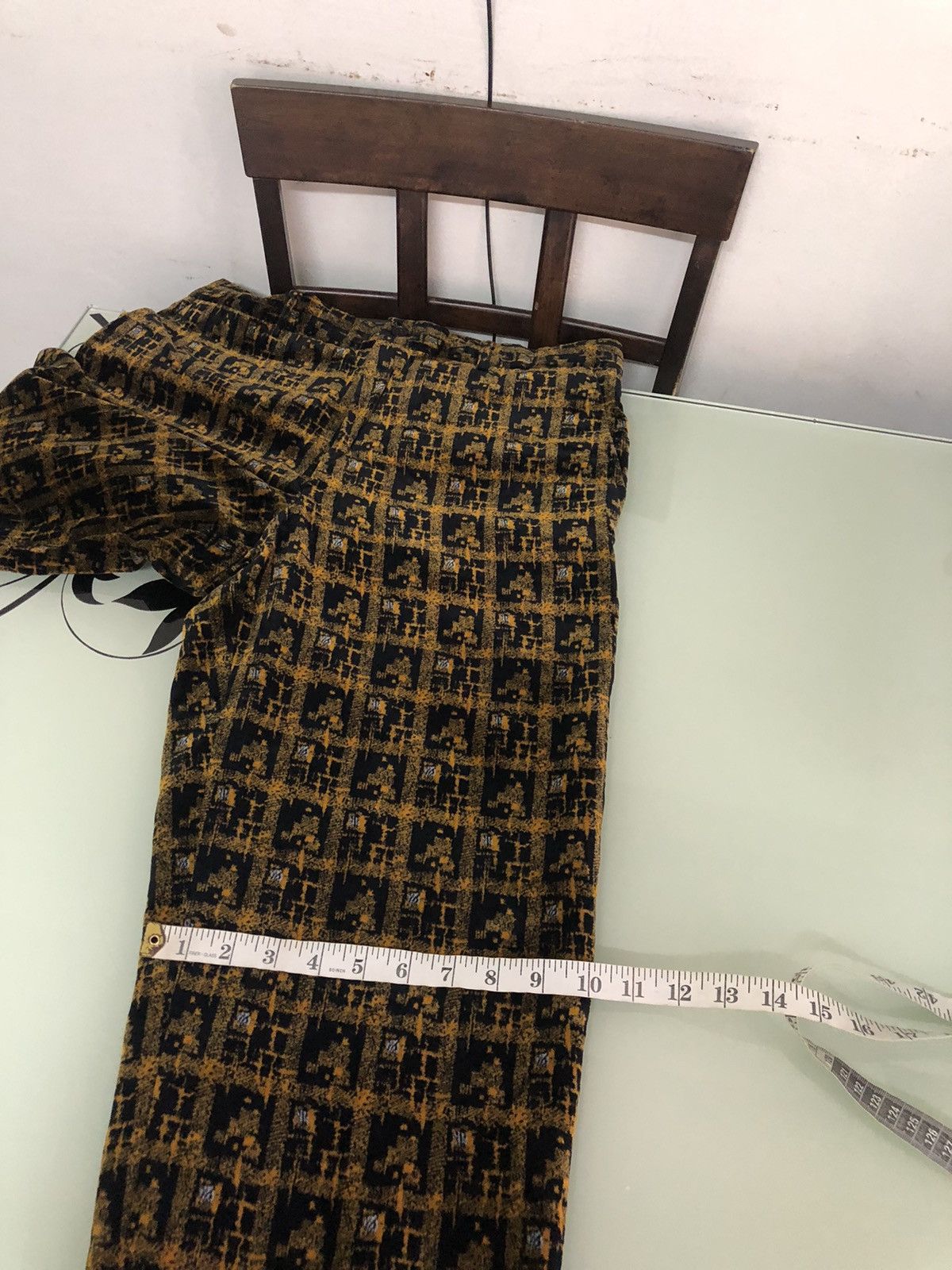 Comme des Garcons Homme Plus Comme des Garcons Homme Plus Velvet Houndstooth Trouser Pant Size US 32 / EU 48 - 20 Thumbnail