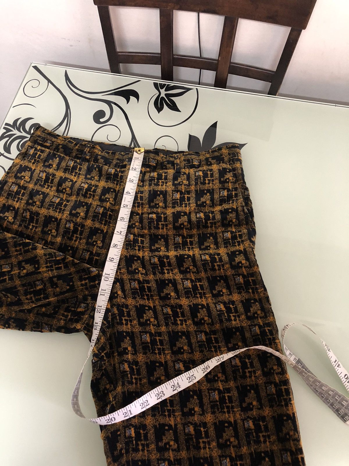 Comme des Garcons Homme Plus Comme des Garcons Homme Plus Velvet Houndstooth Trouser Pant Size US 32 / EU 48 - 19 Thumbnail