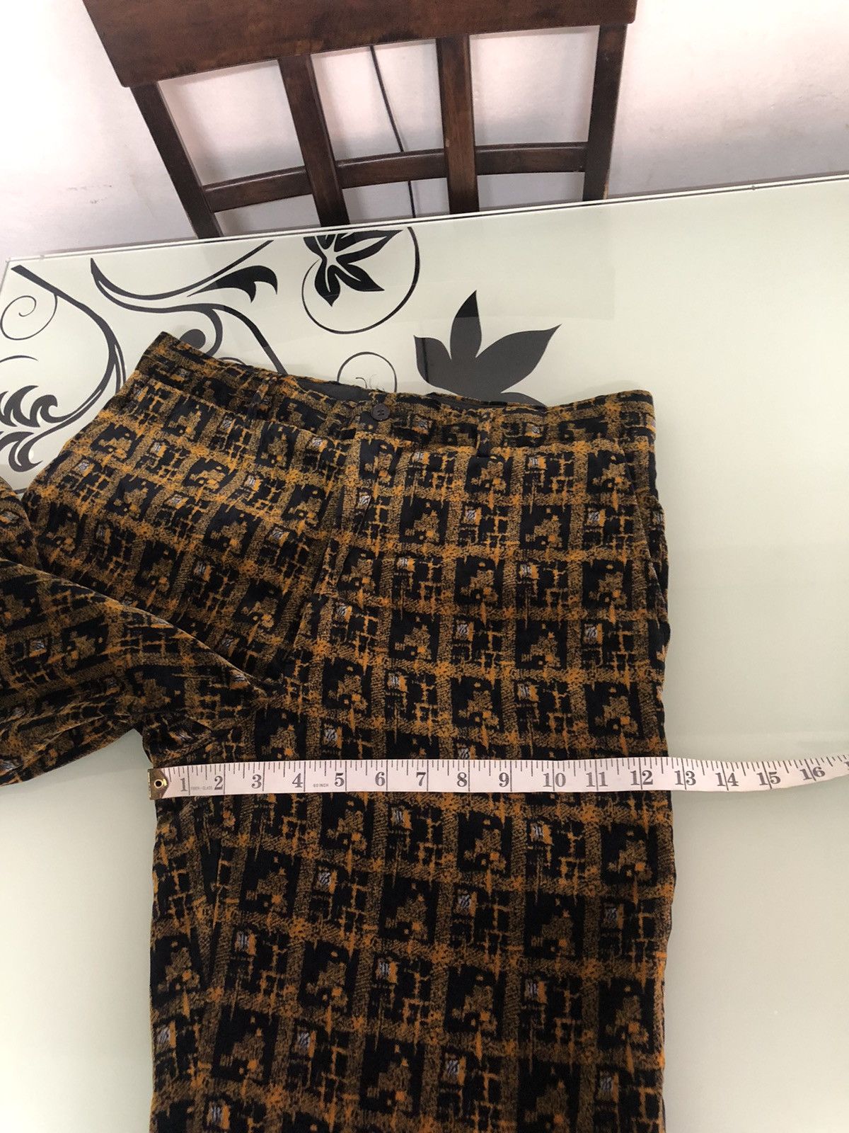 Comme des Garcons Homme Plus Comme des Garcons Homme Plus Velvet Houndstooth Trouser Pant Size US 32 / EU 48 - 18 Thumbnail