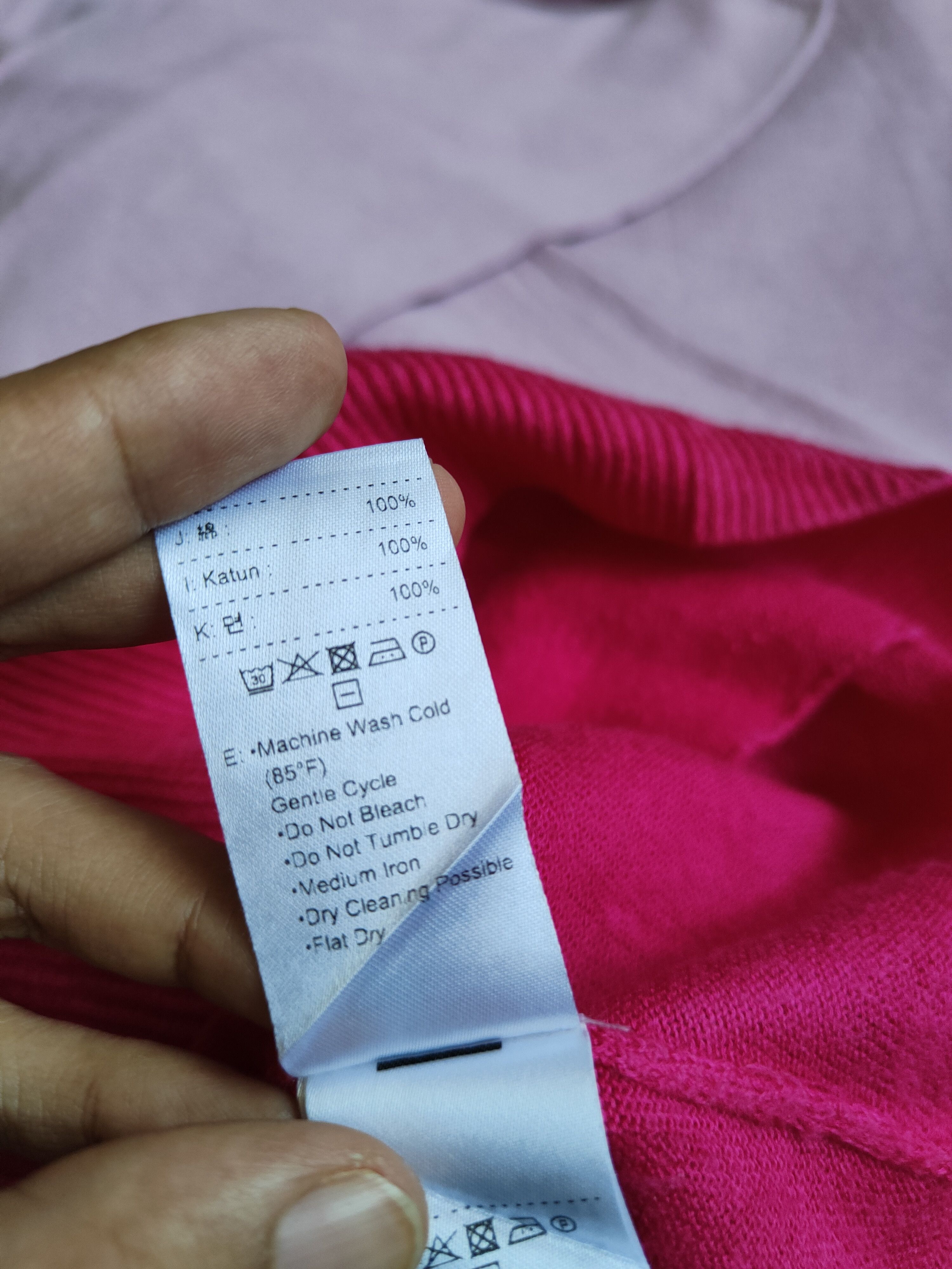 Japanese Brand Lacoste Pink Cardigan knitwear plain streetwear #S930 Size M / US 6-8 / IT 42-44 - 10 Thumbnail