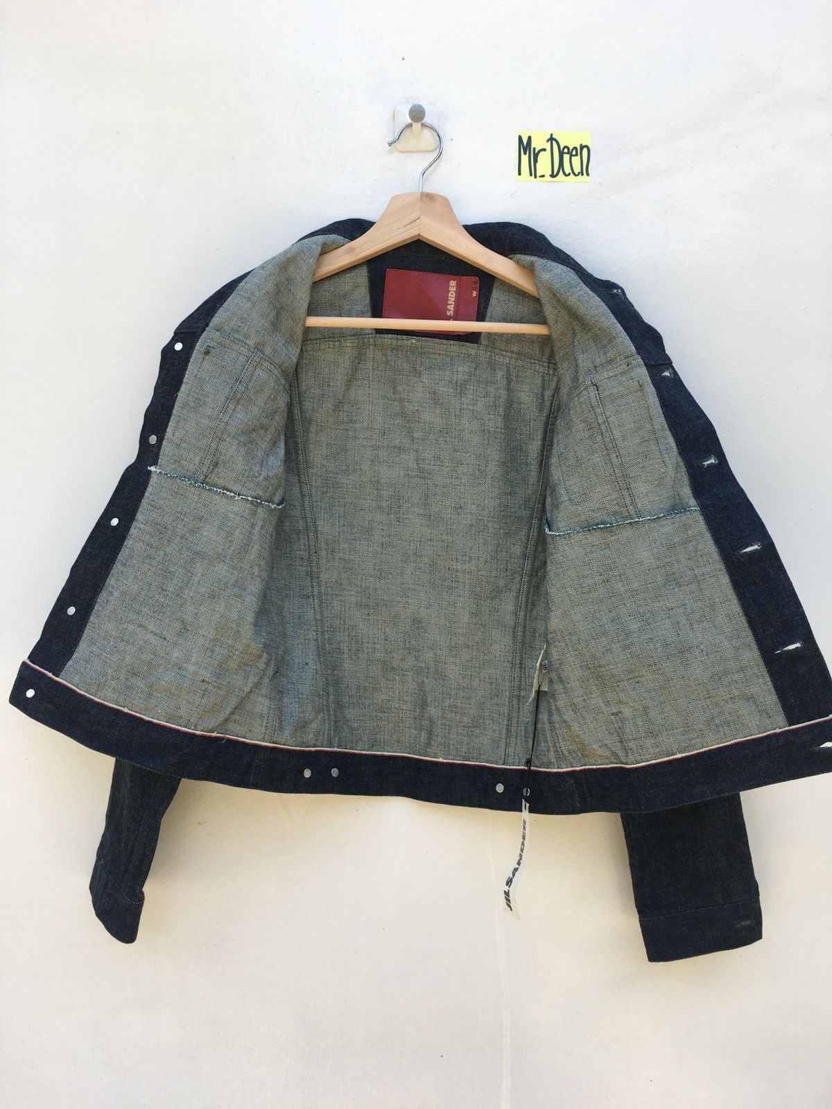 Jil Sander Rare JIL SANDER New With Tag Denim Jacket Size US S / EU 44-46 / 1 - 11 Thumbnail
