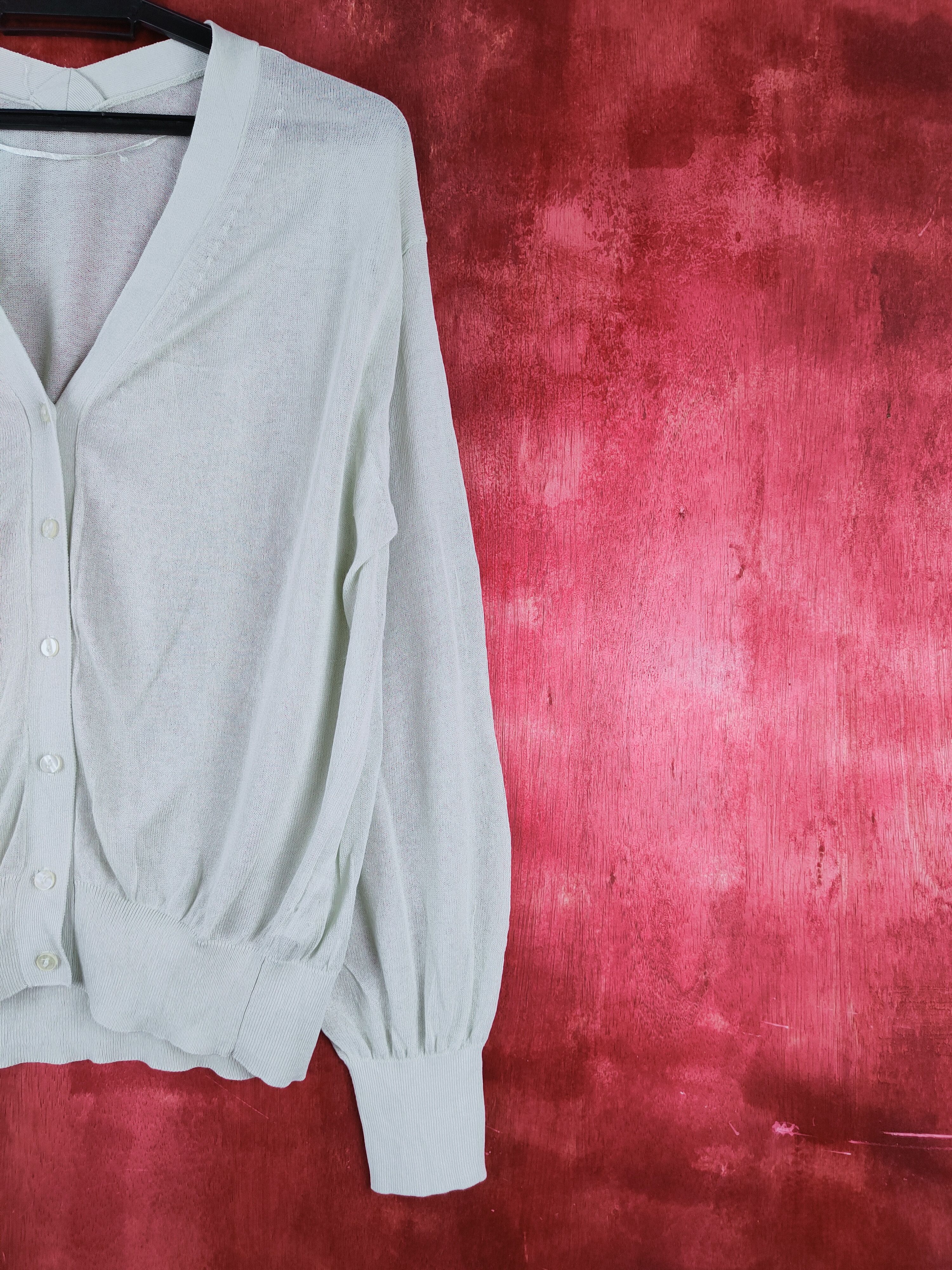 GU GU Mint Green Crochet Meshnet Cardigan #S926 Size L / US 10 / IT 46 - 5 Thumbnail