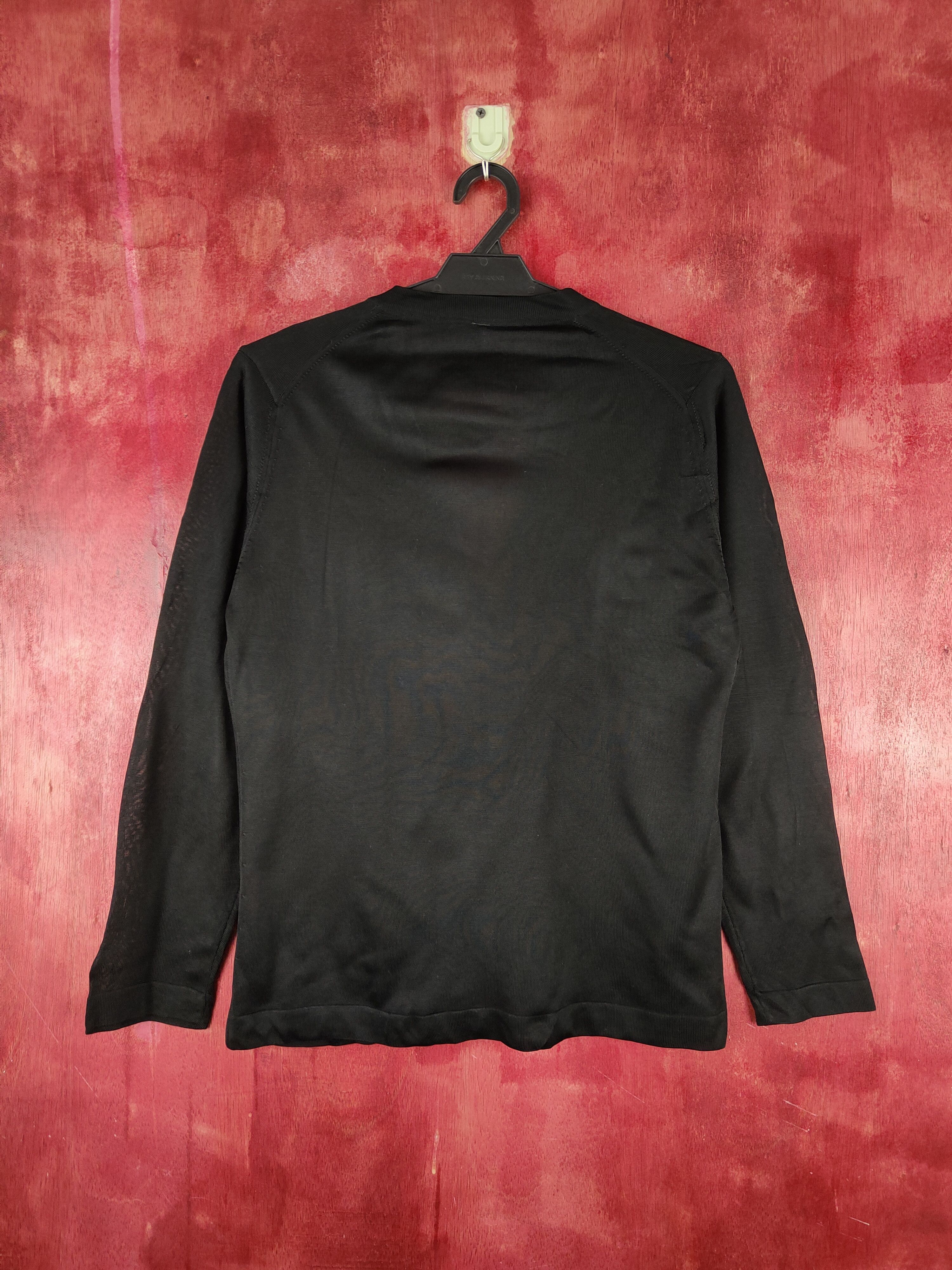 Homespun Knitwear Japanese Brand Black Crochet Meshnet Cardigan #S934 Size M / US 6-8 / IT 42-44 - 10 Thumbnail