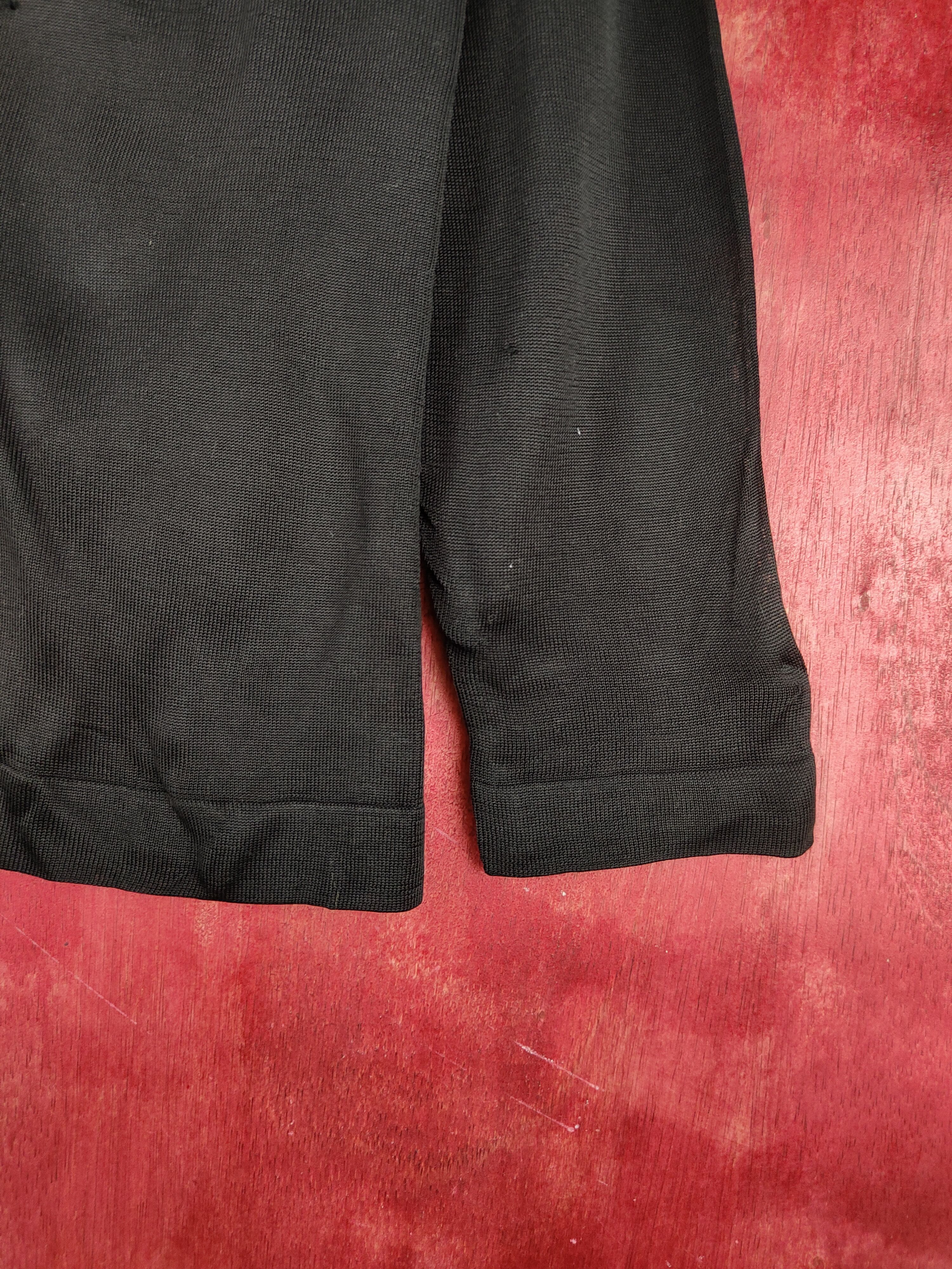 Homespun Knitwear Japanese Brand Black Crochet Meshnet Cardigan #S934 Size M / US 6-8 / IT 42-44 - 9 Thumbnail