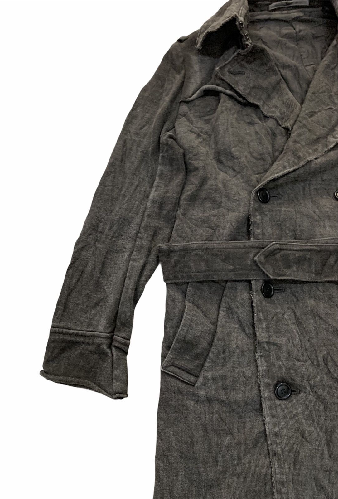 Japanese Brand Junhashimoto Deconstructed Double Breasted Overcoat Size US M / EU 48-50 / 2 - 4 Thumbnail