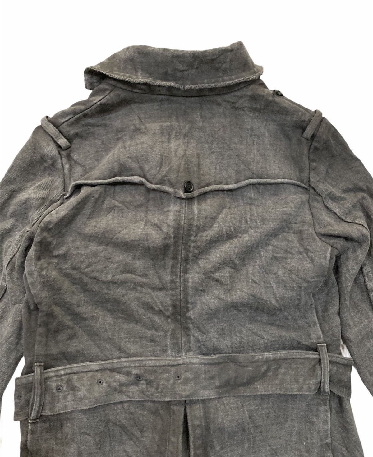 Japanese Brand Junhashimoto Deconstructed Double Breasted Overcoat Size US M / EU 48-50 / 2 - 7 Thumbnail