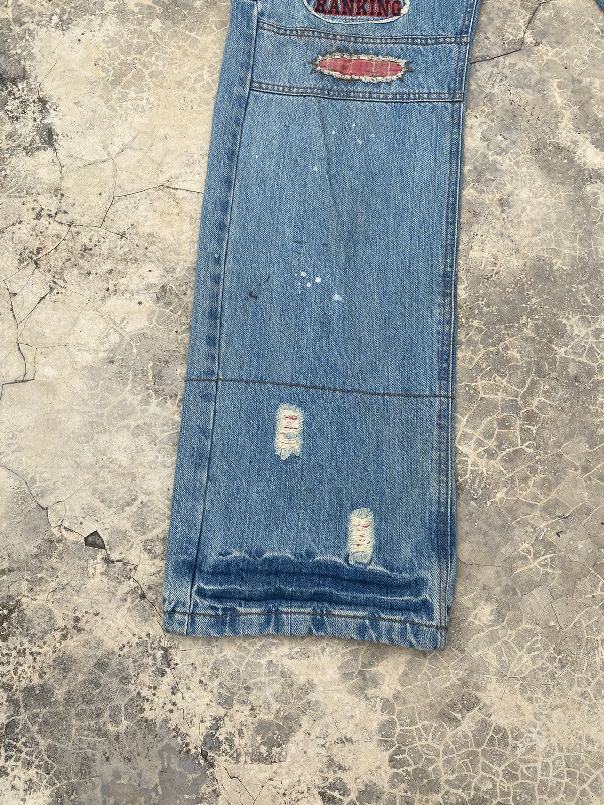 Hysteric Glamour Vintage Japanese Unbrand Distressed and Patchwork Pant Size US 33 - 4 Thumbnail