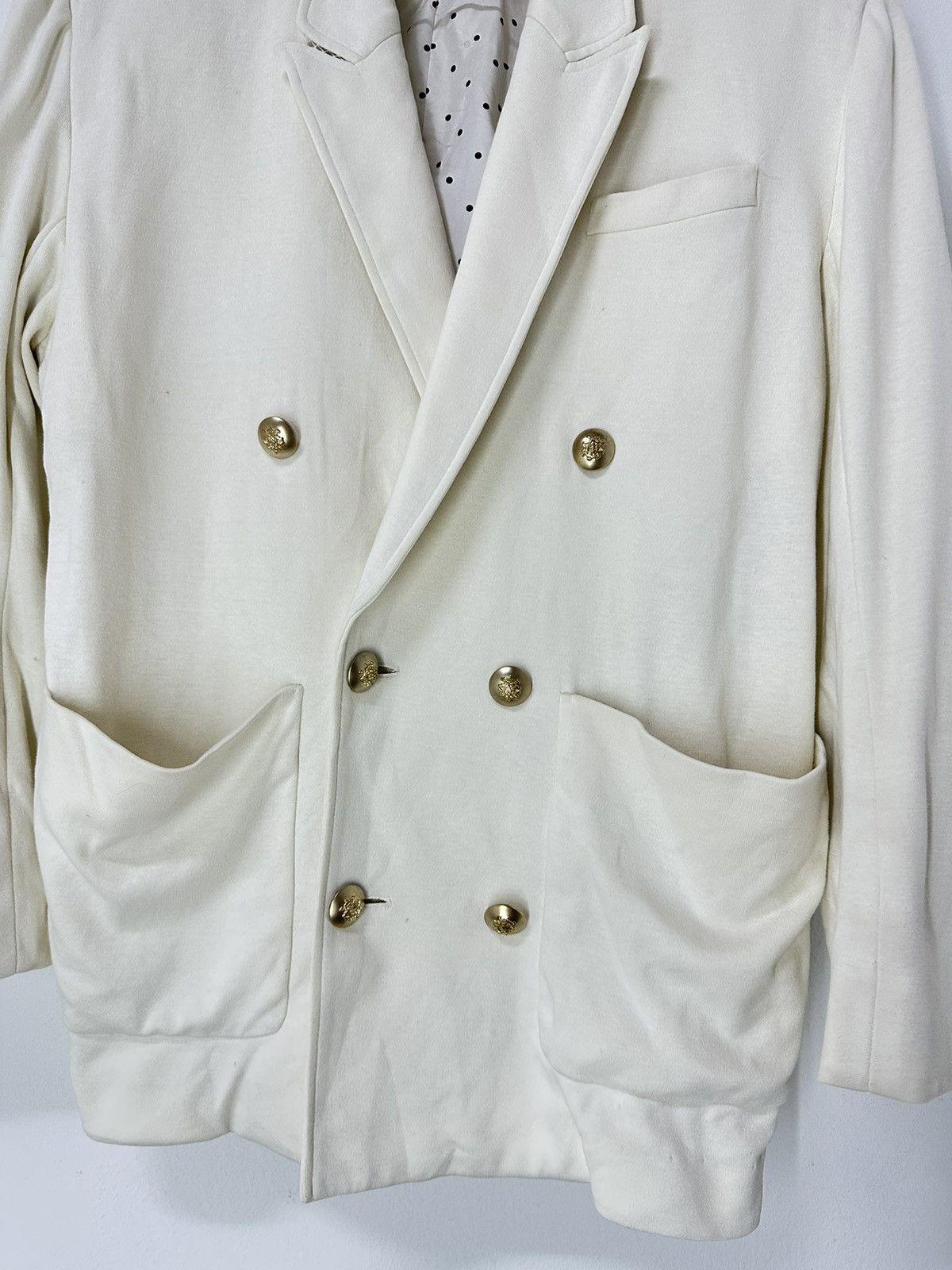 Issey Miyake Issey Miyake Hai Sporting Gear Double Breasted Jacket Design Size US M / EU 48-50 / 2 - 4 Thumbnail