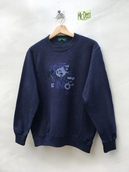 Kenzo Vintage Kenzo Golf Sweatshirt Big Logo Size US M / EU 48-50 / 2 - 2 Thumbnail