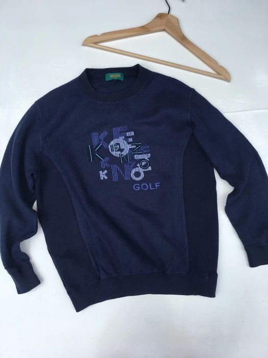 Kenzo Vintage Kenzo Golf Sweatshirt Big Logo Size US M / EU 48-50 / 2 - 8 Thumbnail