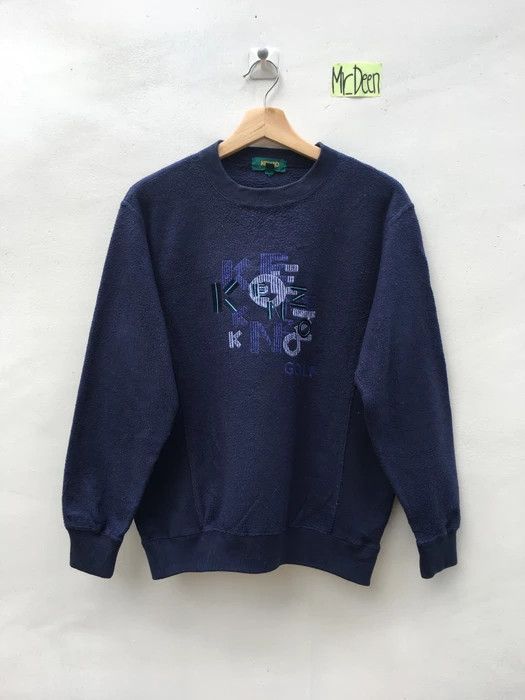 Kenzo Vintage Kenzo Golf Sweatshirt Big Logo Size US M / EU 48-50 / 2 - 1 Thumbnail