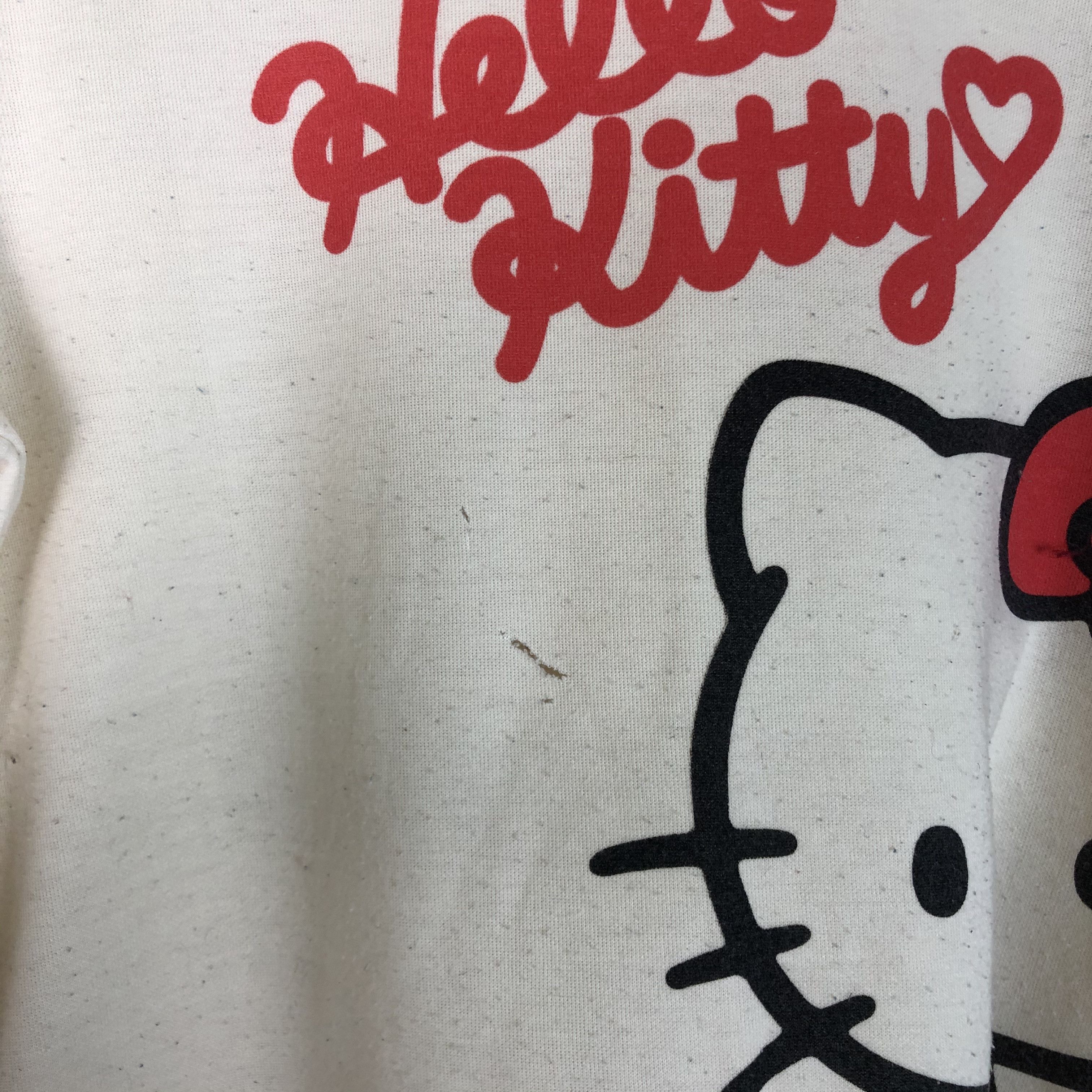 Cartoon Network DLL Hello Kitty White distressed Sweatshirt vintage #c074 Size M / US 6-8 / IT 42-44 - 8 Thumbnail