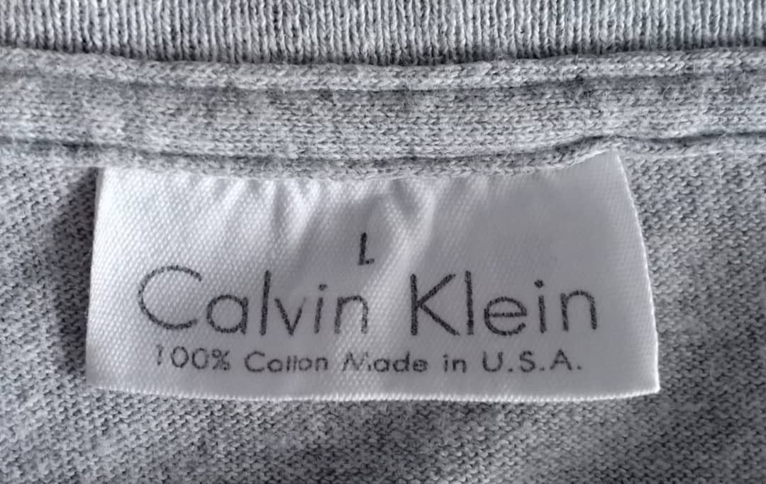 Calvin Klein × Vintage Calvin Klein Vintage Tee Size US L / EU 52-54 / 3 - 3 Thumbnail