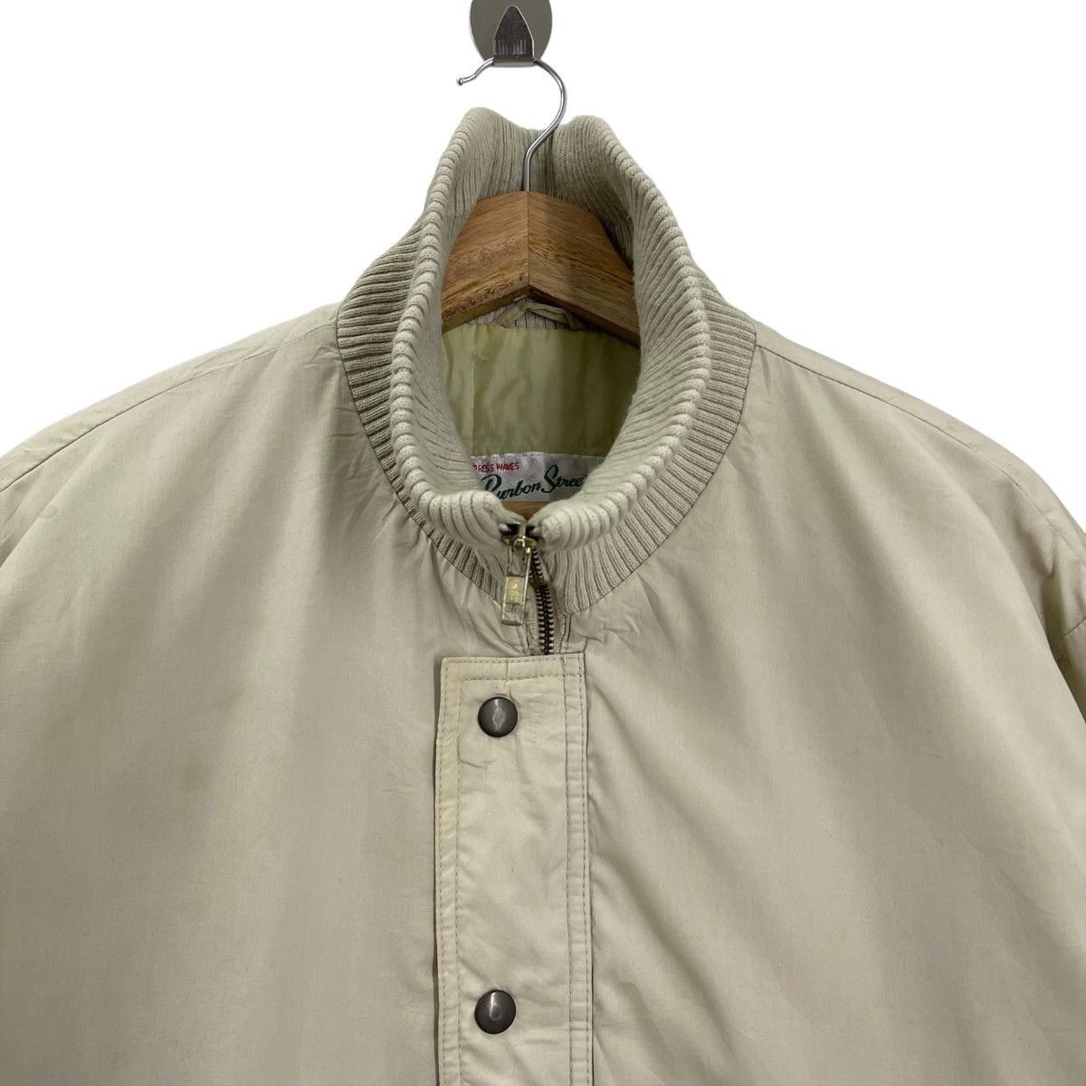 Big John Vintage 90s Big John Worker Workwear Wool Trench Jacket Size US L / EU 52-54 / 3 - 4 Thumbnail