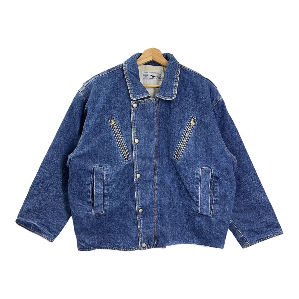 Vintage D.Grace Company Limited Inspired Issey Miyake Denim Jacket Size US M / EU 48-50 / 2 - 1 Thumbnail