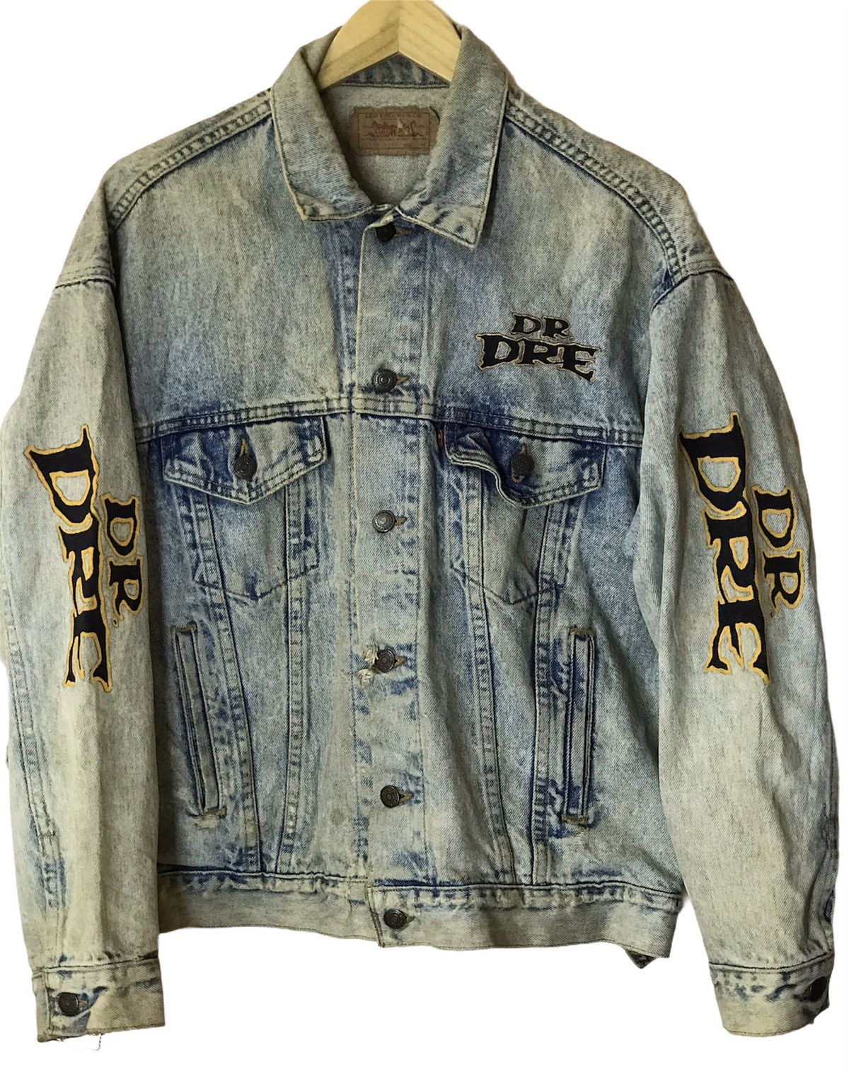 Levi’s Hand outlets Painted “Kappa” Denim Jacket