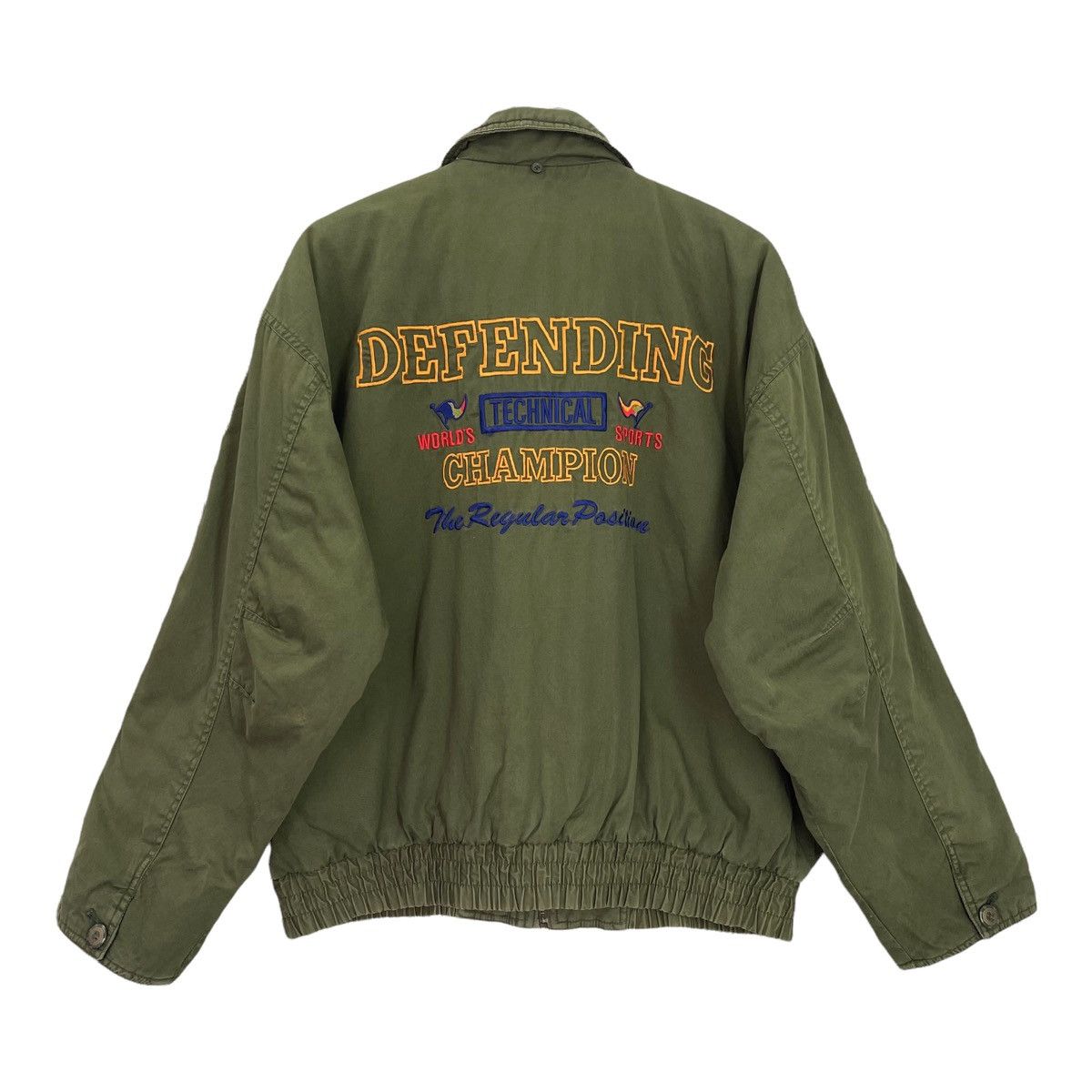 Japanese Brand Vintage 90s Van Roberts Big Back Logo Zipper Jacket Size L Size US L / EU 52-54 / 3 - 1 Thumbnail