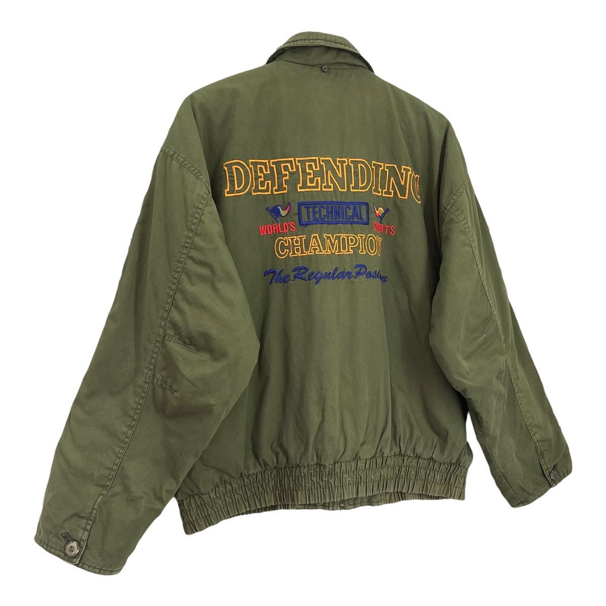 Japanese Brand Vintage 90s Van Roberts Big Back Logo Zipper Jacket Size L Size US L / EU 52-54 / 3 - 2 Thumbnail