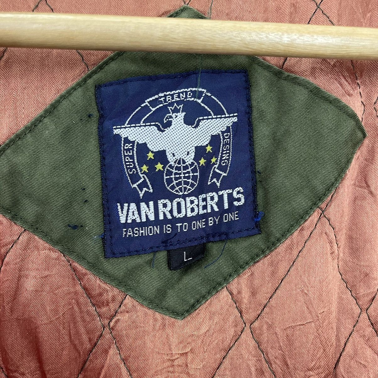 Japanese Brand Vintage 90s Van Roberts Big Back Logo Zipper Jacket Size L Size US L / EU 52-54 / 3 - 13 Thumbnail