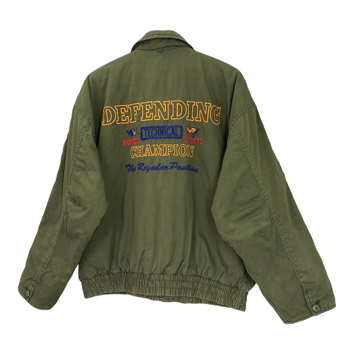 Japanese Brand Vintage 90s Van Roberts Big Back Logo Zipper Jacket Size L Size US L / EU 52-54 / 3 - 3 Thumbnail