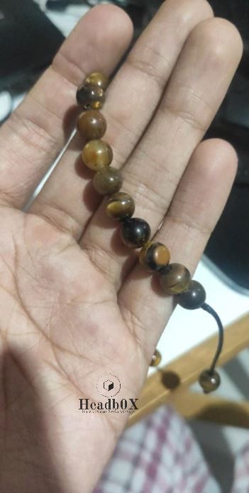 Vintage Tiger Eye Stone Beads Bracelet Size ONE SIZE - 4 Thumbnail