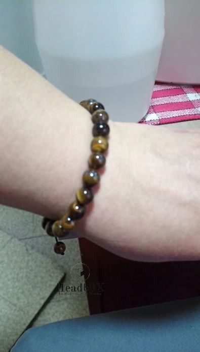 Vintage Tiger Eye Stone Beads Bracelet Size ONE SIZE - 2 Thumbnail