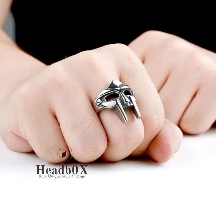 Jewelry MF Doom Mask Ring Size ONE SIZE - 1 Thumbnail