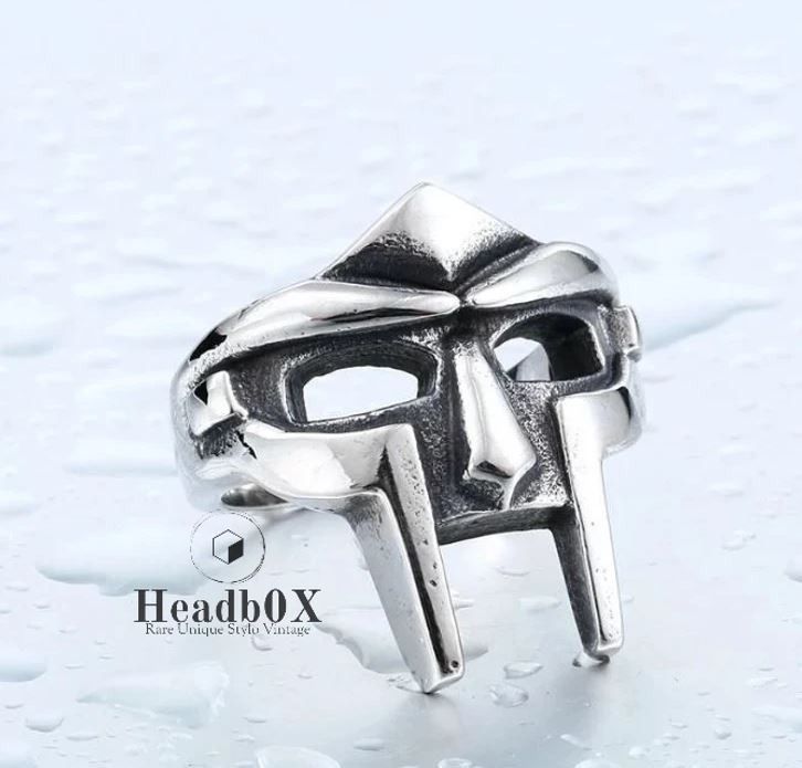 Jewelry MF Doom Mask Ring Size ONE SIZE - 2 Thumbnail