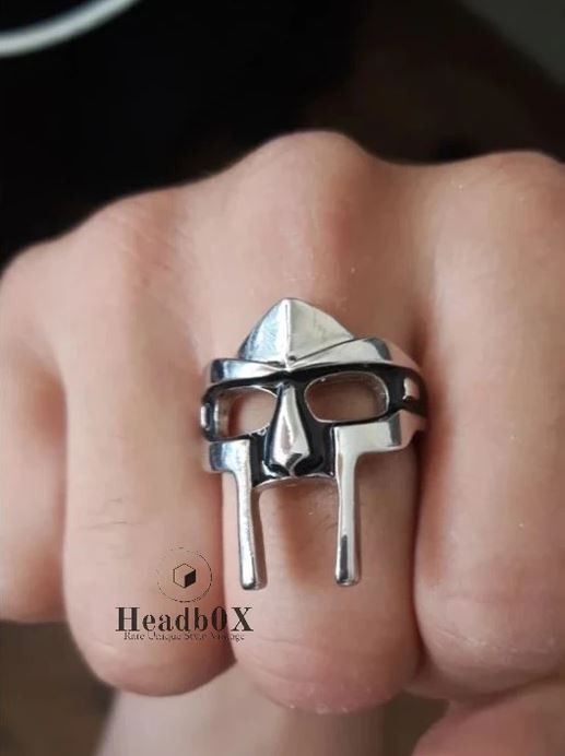 Jewelry MF Doom Mask Ring Size ONE SIZE - 3 Thumbnail