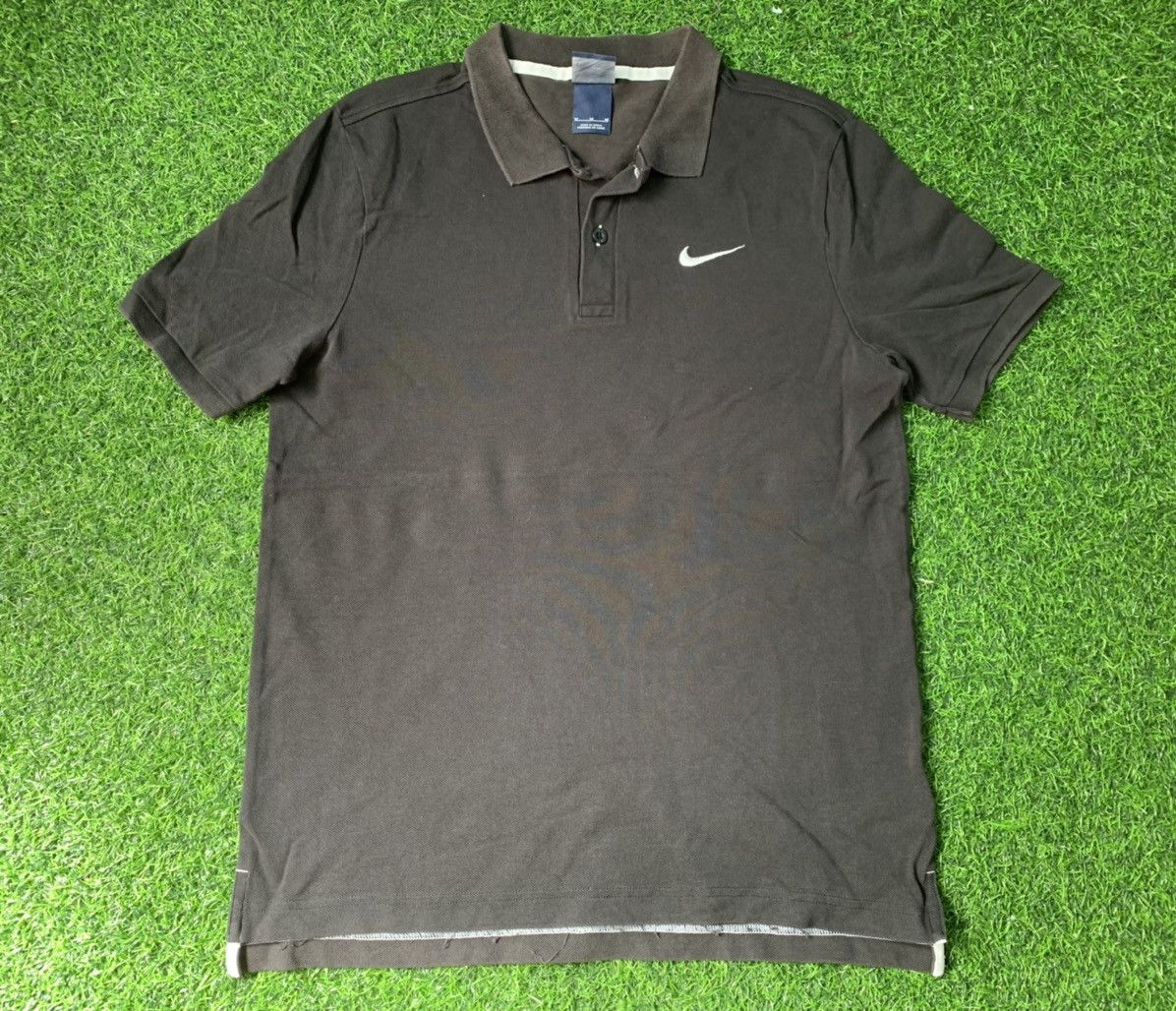 Nike Nike Swoosh Embroidery Logo Polo Tee Slim fits Size US S / EU 44-46 / 1 - 7 Thumbnail