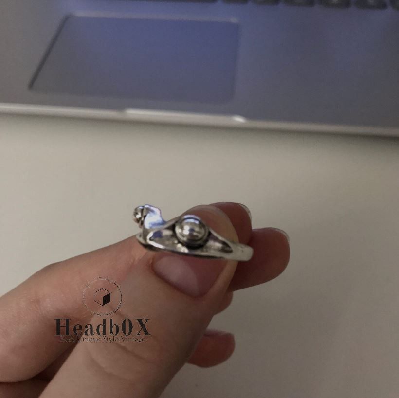 Jewelry Bohemian Vintage Frog Ring Size ONE SIZE - 5 Thumbnail