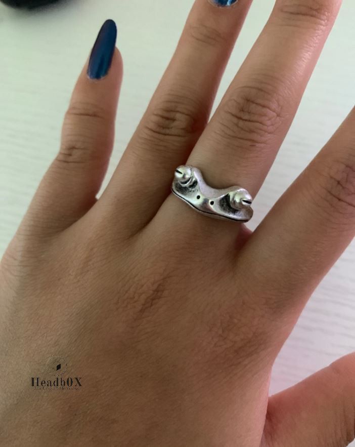 Jewelry Bohemian Vintage Frog Ring Size ONE SIZE - 1 Thumbnail