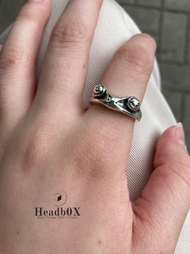 Jewelry Bohemian Vintage Frog Ring Size ONE SIZE - 2 Thumbnail