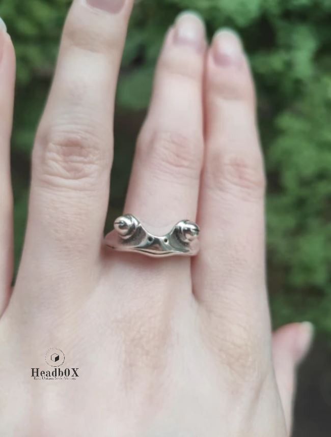 Jewelry Bohemian Vintage Frog Ring Size ONE SIZE - 8 Thumbnail
