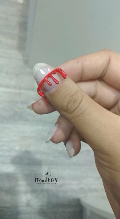 Jewelry Bleeding Red Ring Size ONE SIZE - 6 Thumbnail