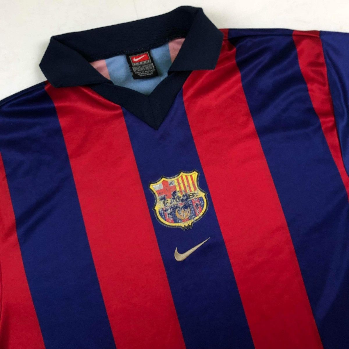 Nike Nike Barcelona Jersey soccer football shirt vintage 90s Size US M / EU 48-50 / 2 - 2 Thumbnail