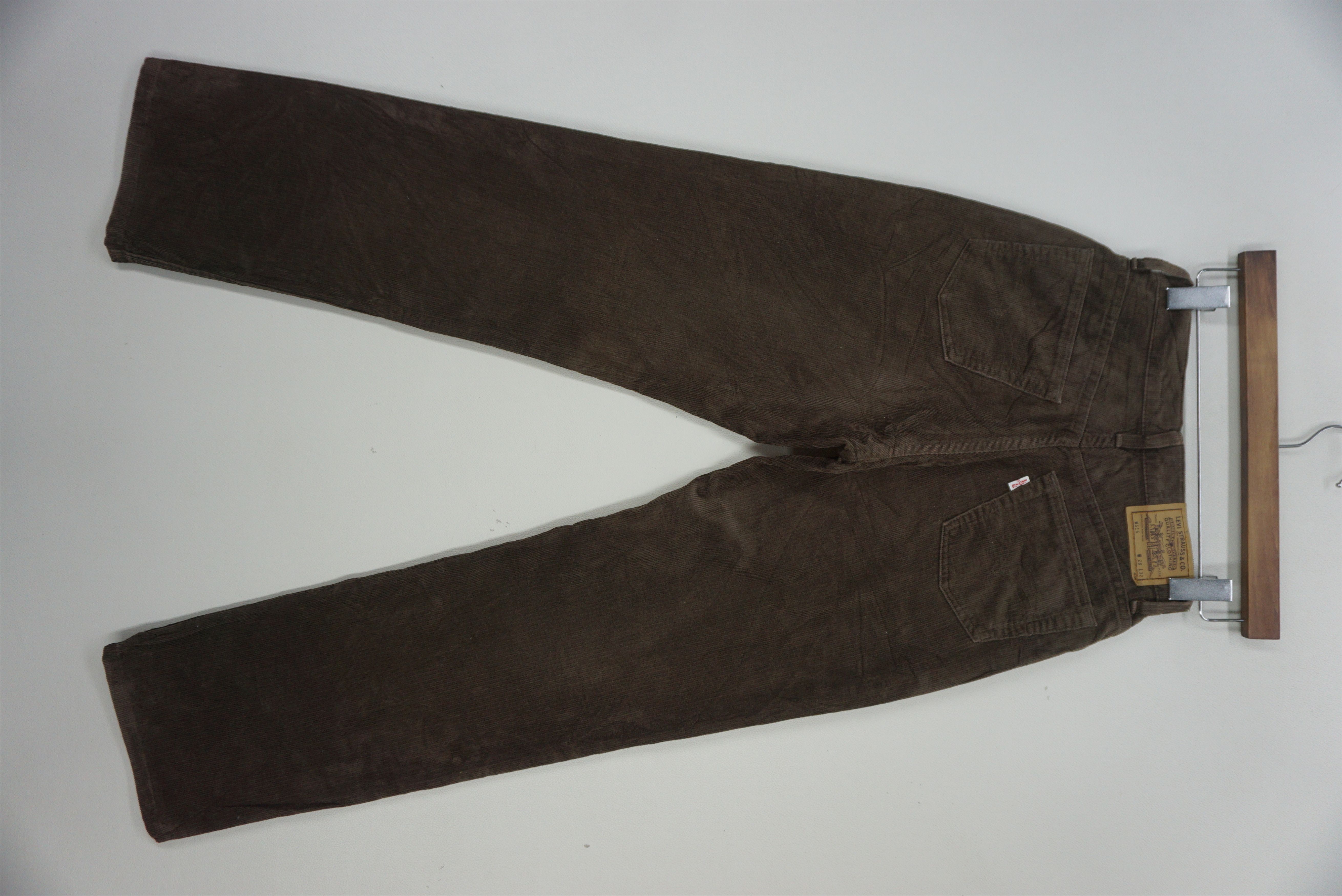 image of Levis x Vintage High Waisted Pants 515 High Rise Corduroy Japan Made in Brown, Women's (Size 26)