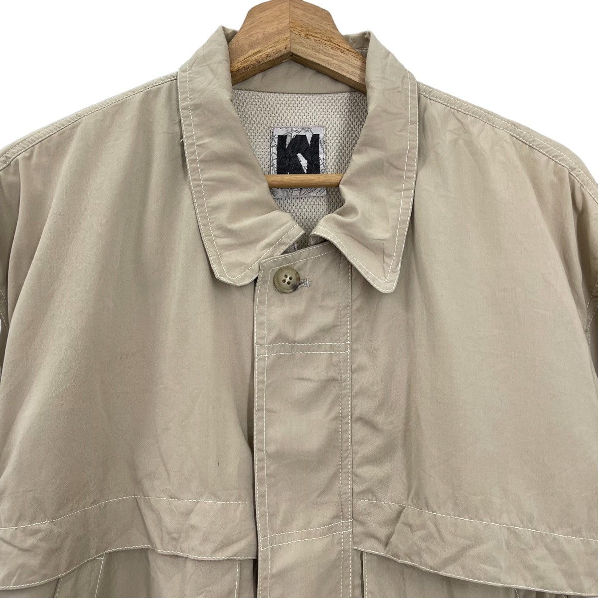 Japanese Brand × Kansai Yamamoto × Vintage Vintage 90s Kansai Man Japan Zipper Jacket Size M Size US M / EU 48-50 / 2 - 4 Thumbnail