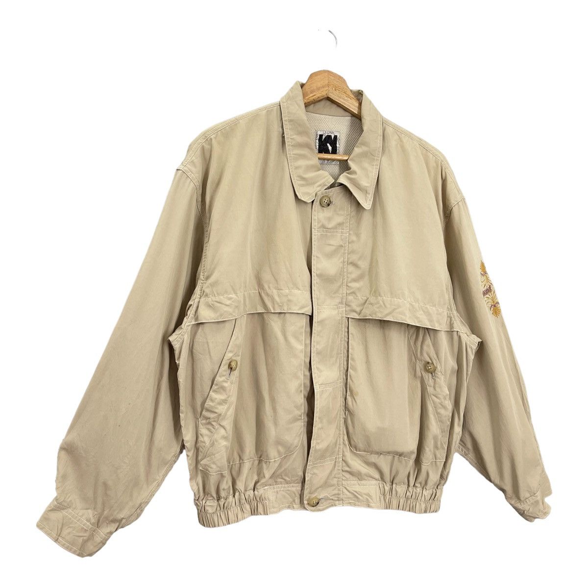 Japanese Brand × Kansai Yamamoto × Vintage Vintage 90s Kansai Man Japan Zipper Jacket Size M Size US M / EU 48-50 / 2 - 2 Thumbnail