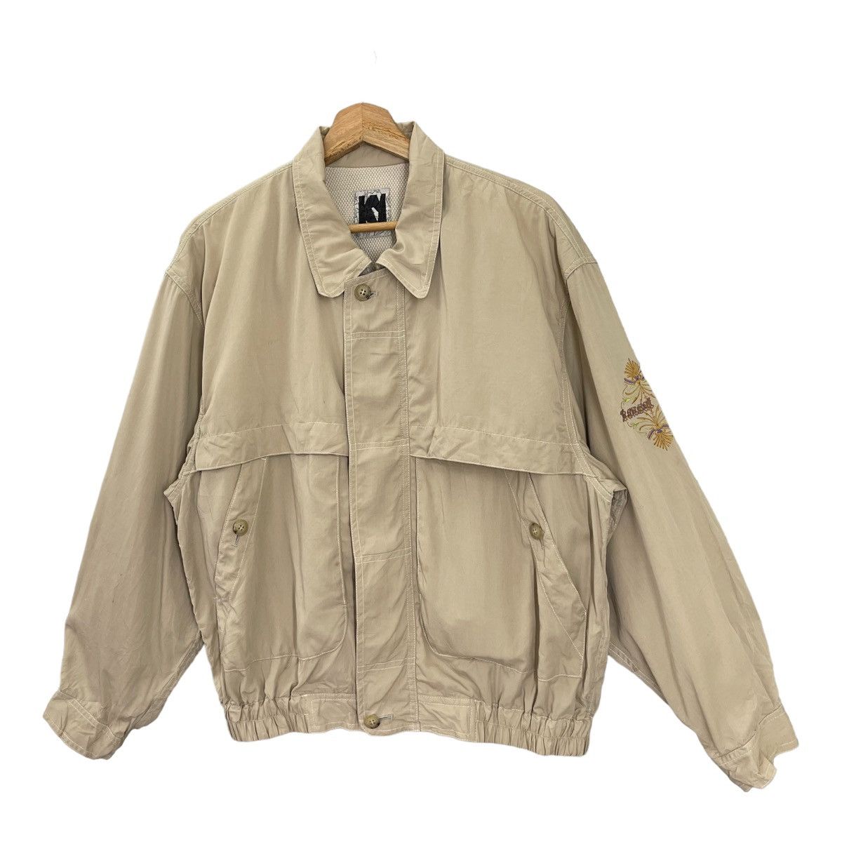 Japanese Brand × Kansai Yamamoto × Vintage Vintage 90s Kansai Man Japan Zipper Jacket Size M Size US M / EU 48-50 / 2 - 3 Thumbnail