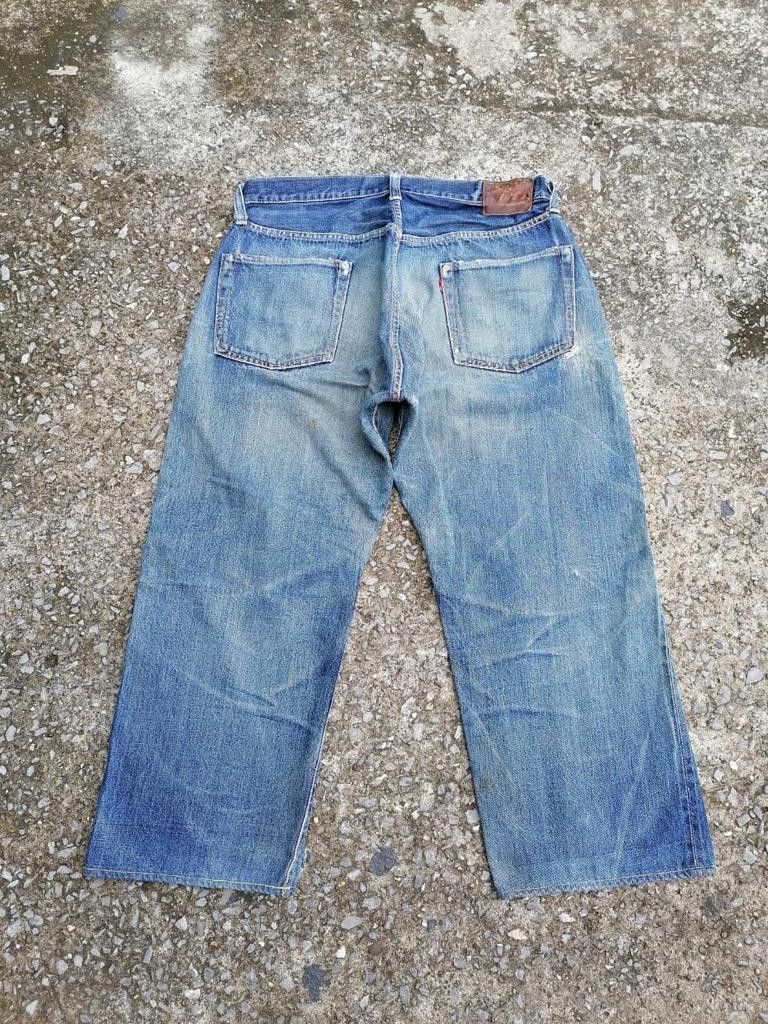Evisu × Vintage Evisu Selvedge Distressed Denim Jeans Size US 32 / EU 48 - 2 Thumbnail